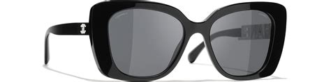 chanel strass vintage sunglasses|Square Sunglasses Acetate & Strass Black. Lenses: Gray .